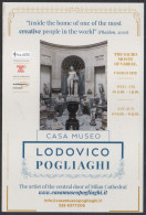 ART - ITALIA 2023 - VARESE - CASA MUSEO LODOVICO POGLIAGHI - PROMOCARD - I - Musei