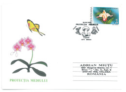 COV 998 - 3200 ORCHIDS, Romania - Cover - Used - 2002 - Orchidées