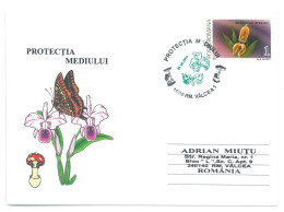 COV 998 - 3199 ORCHIDS, Romania - Cover - Used - 2002 - Orchidées