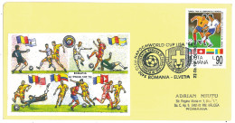 COV 998 - 3196 FOOTBALL World Cup USA ( Romania-Switzerland ) Romania - Cover - Used - 2004 - 1994 – Vereinigte Staaten
