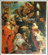 Zaire 1977 Christmas Rubens Minisheet MNH - Neufs