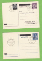 3 ENTIERS POSTAUX  OBLITERES. - Besetzungen