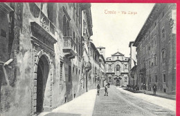 TRENTO - VIA LARGA - FORMATO PICCOLO - EDIZ. ORIGINALE 1905 STENGEL DRESDEN - NUOVA - Trento