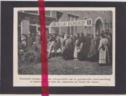 Amsterdam - Visvoorziening - Orig. Knipsel Coupure Tijdschrift Magazine - Oorlog 1914 - 1918 - Non Classificati