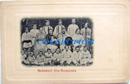 NEAMT, Comuna FILIOARA 1900, Familia Balan Cu 17 Copii, Port Popular, Clasica, Relief, Embossed - Romania