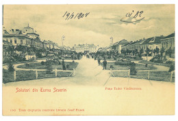 RO 999 - 24022 TURNU-SEVERIN, Market, Park, Litho, Romania - Old Postcard - Unused - Rumänien