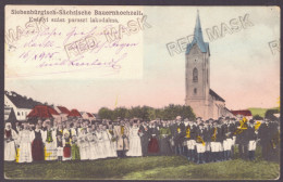 RO 999 - 24867 REGHIN, Mures, Farm Wedding, Romania - Old Postcard - Used - 1905 - Romania