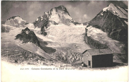 CPA Carte Postale Suisse Cabane Constantia Et La Dent Blanche  1904 VM79017 - Anniviers