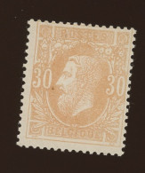 33 **. 30c Ocre.    **. Postfris. Cote 250 € - 1869-1883 Leopold II.