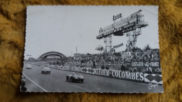 CPSM SPORT AUTOMOBILE AUTO VOITURE LE MANS FORMULE 1 SARTHE KLEBER COLOMBES ESSO TABLEAU D AFFICHAGE VIRAGE TRIBUNES - Le Mans