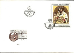 FDC 27 Czech Republic Art - Madona Of Strahov 1993 - Madones