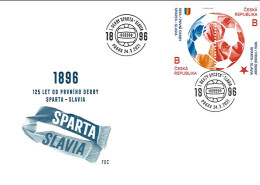 FDC 1113-4 Czech Republic The First Derby AC Sparta - SK Slavia 2021 - Nuovi