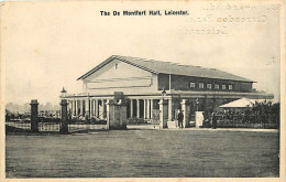 Pays - Royaume-Uni - Leicester - The De Montfort Hall - Animée - CPA - Voyagée En 1936 - Voir Scans Recto-Verso - Leicester