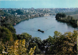 95 - Herblay - La Seine Vers La Frette - Vue Aérienne - Péniche - CPM - Voir Scans Recto-Verso - Herblay