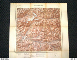 Grande Carta Topografica Monguelfo-Tesido Welsberg-Taisten Dettagliatissima IGM - Carte Geographique