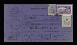 TURKEY 1917. Nice Parcelpost Card To Hungary - Covers & Documents