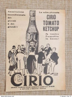 Pubblicità Del 1926 Salsa Piccante Cirio San Giovanni A Teduccio Napoli - Autres & Non Classés