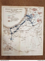 Carta Mappa Posizioni Di Agedabia E Marsa El Brega 1941-1942 WW2 Guerra Mondiale - Carte Geographique