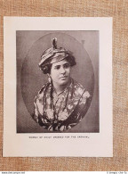 In Sicilia Nel 1909 Donna Vestita Per Il Carnevale Moda E Costume - Non Classificati