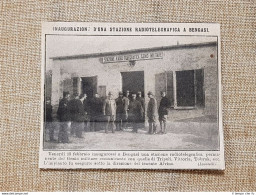 Bengasi Nel 1914 Inaugurazione Stazione Telegrafica Tenente Alvino Telegrafo - Autres & Non Classés