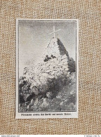 Sul Monte Renze Nel 1914 La Piramide Eretta Dai Serbi - Autres & Non Classés