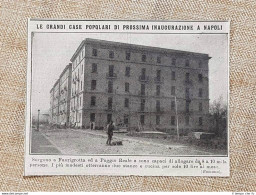 Le Case Popolari A Napoli Nel 1914 A Fuorigrotta E A Poggio Reale Campania - Autres & Non Classés