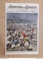 Copertina La Domenica Del Corriere 29 Marzo 1914 Ribelli Colonna Latini Libia - Autres & Non Classés