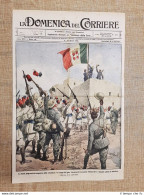 Copertina La Domenica Del Corriere 15 Marzo 1914 Cavaciocchi Occupa Slonta Libia - Autres & Non Classés