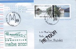 1xLETTRE VOL ST.GALLE / VIENNE . COLLECTION . C/S.B.K. Nr:958/959. Y&TELLIER Nr:1597/98. MICHEL Nr:1667/68.. - Eerste Vluchten