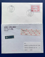 PORTUGAL, FRANQUICIA A ESPANA, ATM FDC - Gebruikt