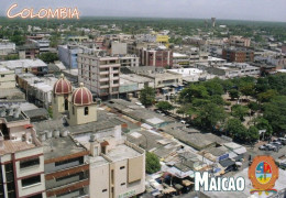 1 AK Kolumbien * Blick Auf Die Stadt Maicao - Luftbildaufnahme Mit Dem Wappen Der Stadt * - Colombie