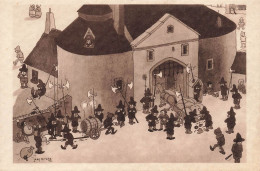 HUMOUR -The Primitive Gangster In Old Belgium - 1933 Chicago World's Fair - Jean Dratz - Carte Postale Ancienne - Humour