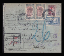 TURKEY 1916. Nice Parcelpost Card To Hungary - Storia Postale