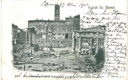 CPA Carte Postale Italie Saluti Da Roma Foro Romano 1900  VM79022 - Other Monuments & Buildings