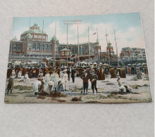 ANTIQUE POSTCARD NETHERLANDS SCHEVENINGEN - STRAND EN KURHAUS UNUSED - Scheveningen