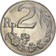 Monnaie, Indonésie, 2 Rupiah, 1970, TTB+, Aluminium, KM:21 - Indonesië