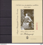 HUNGARY- 1999.Commemorative Sheet - Queen Maria Terezia - Souvenir Version MNH** - Andere & Zonder Classificatie