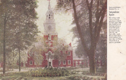 Independence  Series No 2  Independence Square Showing Rear  View Of Inde Pendence Hall  In This Park The  Declara - Philadelphia