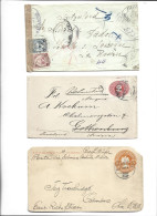 MEXICO - POSTAL HISTORY LOT - CENSORED FRANCE AIRMAIL VERSO LABEL - Mexico