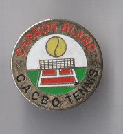 PIN'S THEME TENNIS  CLUB DE CARBON BLANC EN GIRONDE - Tenis