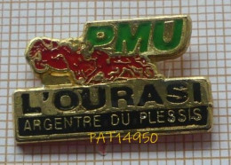 PAT14950 PMU L'OURASI à ARGENTRE DU PLESSIS Dpt 35 ILLE ET VILAINE COURSE HIPPIQUES BAR - Giochi