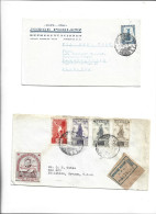 MEXICO - POSTAL HISTORY LOT - VERSO LABEL CERTIFICADO - AVIATION WILL ROGERS AIRMAIL CINDERELLA VIGNETTE - Mexique