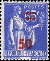 France - Yvert & Tellier N°479 - Type Paix - Surcharge De 50c En Rouge - Neuf** NMH - Cote Catalogue 0,20€ - 1938-42 Mercurio