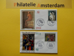 France 1967, FDC OEUVRES D'ART KUNSTWERKEN INGRES TROYES: Mi 1597-98, Y&T 1530-31, - 1960-1969