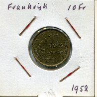 10 FRANCS 1952 FRANCE Pièce Française #AM654.F.A - 10 Francs