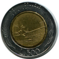 500 LIRE 1995 ITALIEN ITALY Münze BIMETALLIC #AZ503.D.A - 500 Lire