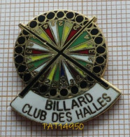 PAT14950 BILLARD CLUB DES HALLES En Version EGF - Billiards