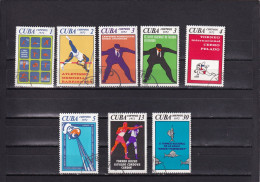 LI03 SCuba 1972 Sports Events Of The Year Used Stamps - Gebruikt