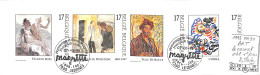 [502445]TB//O/Used-Belgique 1998 - B30, Le Carnet Obl 1er Jour, Magritte, 7860-LESSINES, Arts, Peintures & Tableaux - Impresionismo