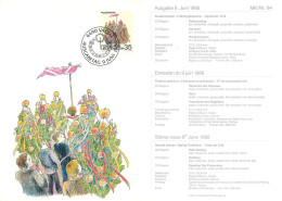 [502974]TB//**/Mnh-Liechtenstein 1986 - Vaduz, Coutumes Du Printemps, Peintures & Tableaux, Arts - Brieven En Documenten